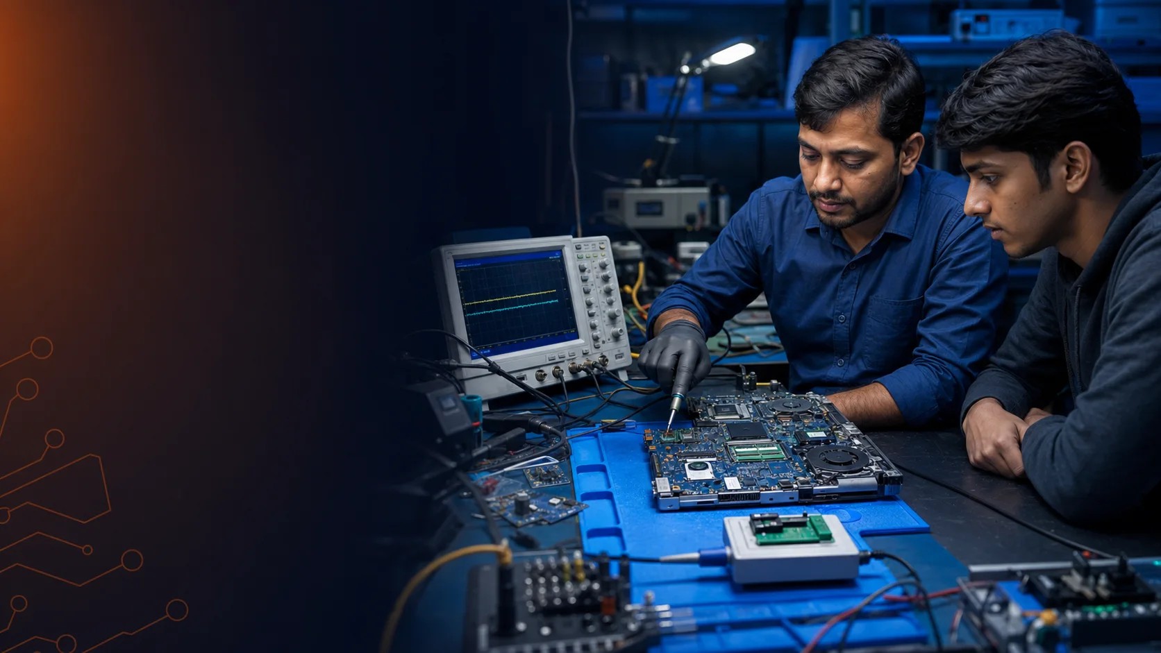 Master BIOS, DSO and signal diagnosis