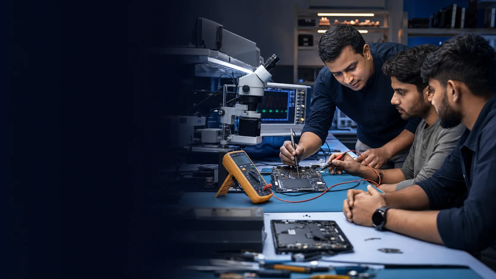 Learn chip-level laptop repair through real diagnosis